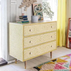 Jaipur Bone Inlay Chest of Drawers