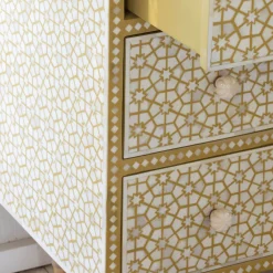 Jaipur Bone Inlay Chest of Drawers