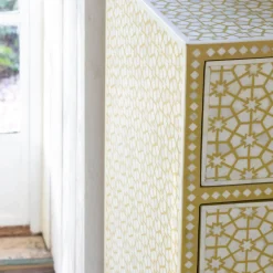 Jaipur Bone Inlay Chest of Drawers