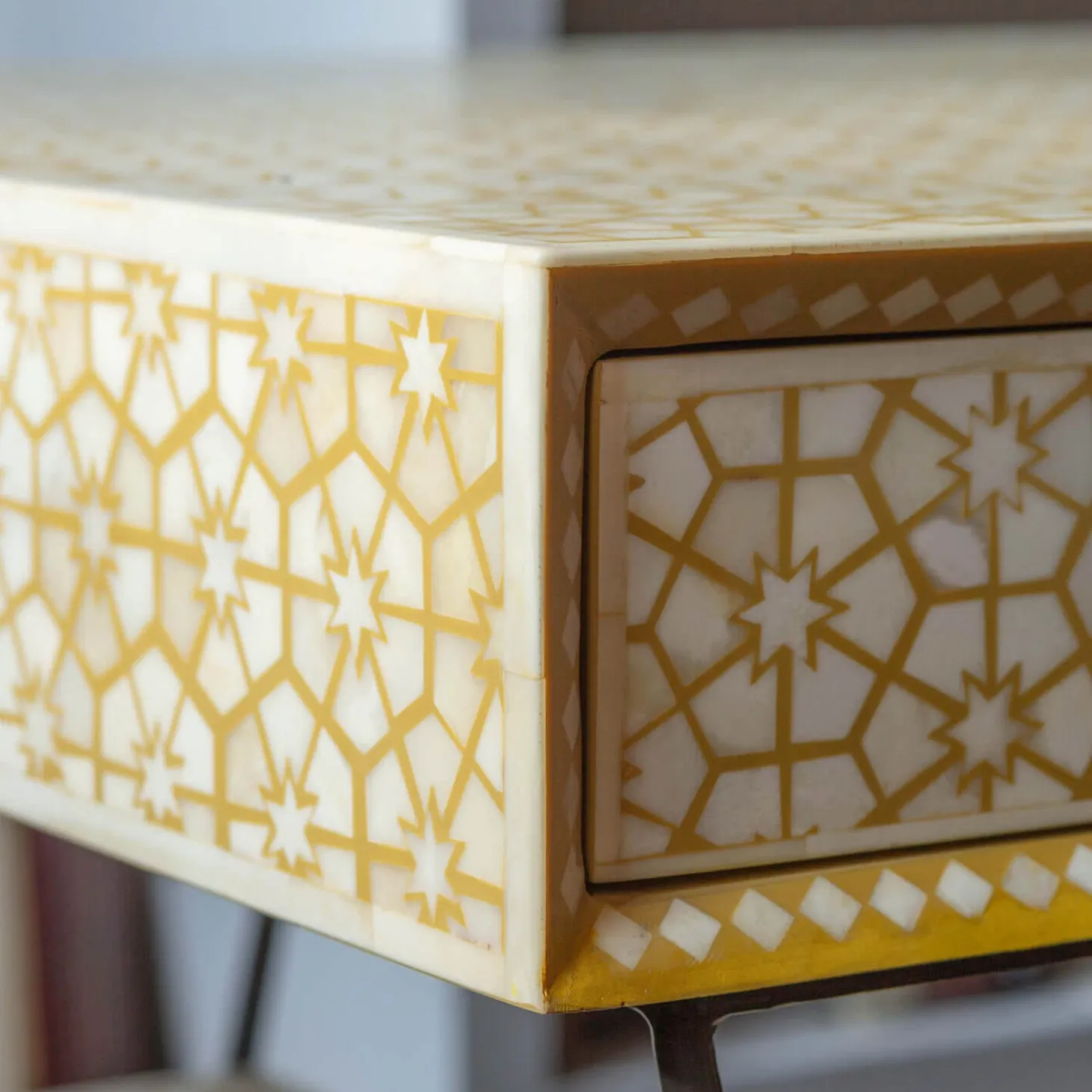 Jaipur Bone Inlay Desk