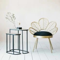Jansen Set of Two Oval Side Tables