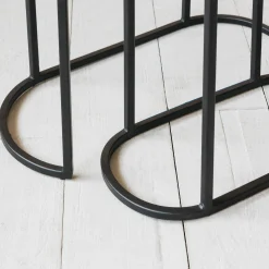 Jansen Set of Two Oval Side Tables
