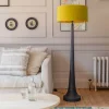 Jax Black Wood Floor Lamp