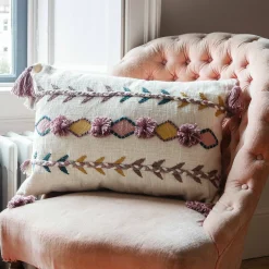 Jaz Rectangular Cushion With Tassels