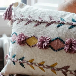 Jaz Rectangular Cushion With Tassels