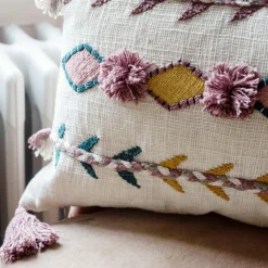 Jaz Rectangular Cushion With Tassels