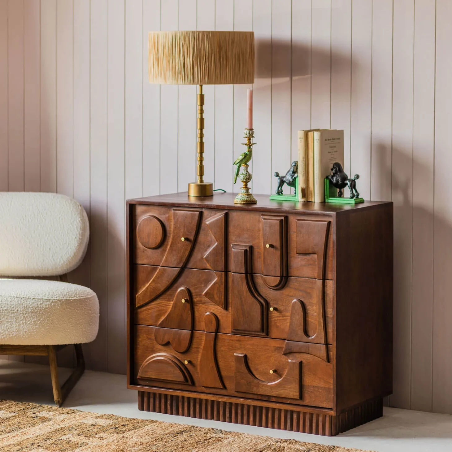 Jesse Three Drawer Chest of Drawers