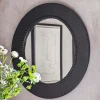 Jonas Black Round Wall Mirror