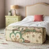 June Jute Floral Blanket Box