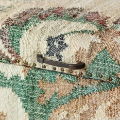June Jute Floral Blanket Box