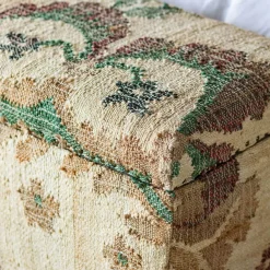 June Jute Floral Blanket Box