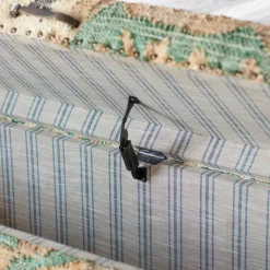 June Jute Floral Blanket Box