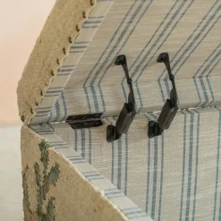 June Jute Floral Ottoman
