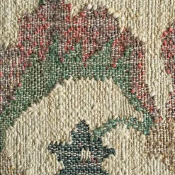 June Jute Floral Ottoman