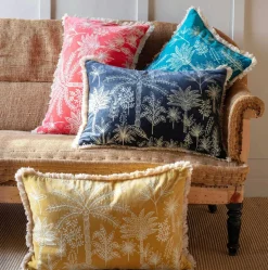 Jungle Crewel Embroidery Cushions