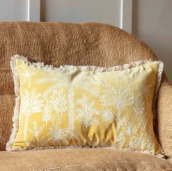 Jungle Crewel Embroidery Cushions