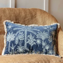 Jungle Crewel Embroidery Cushions