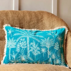 Jungle Crewel Embroidery Cushions