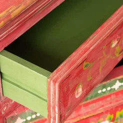 Junli Red Painted Cabinet