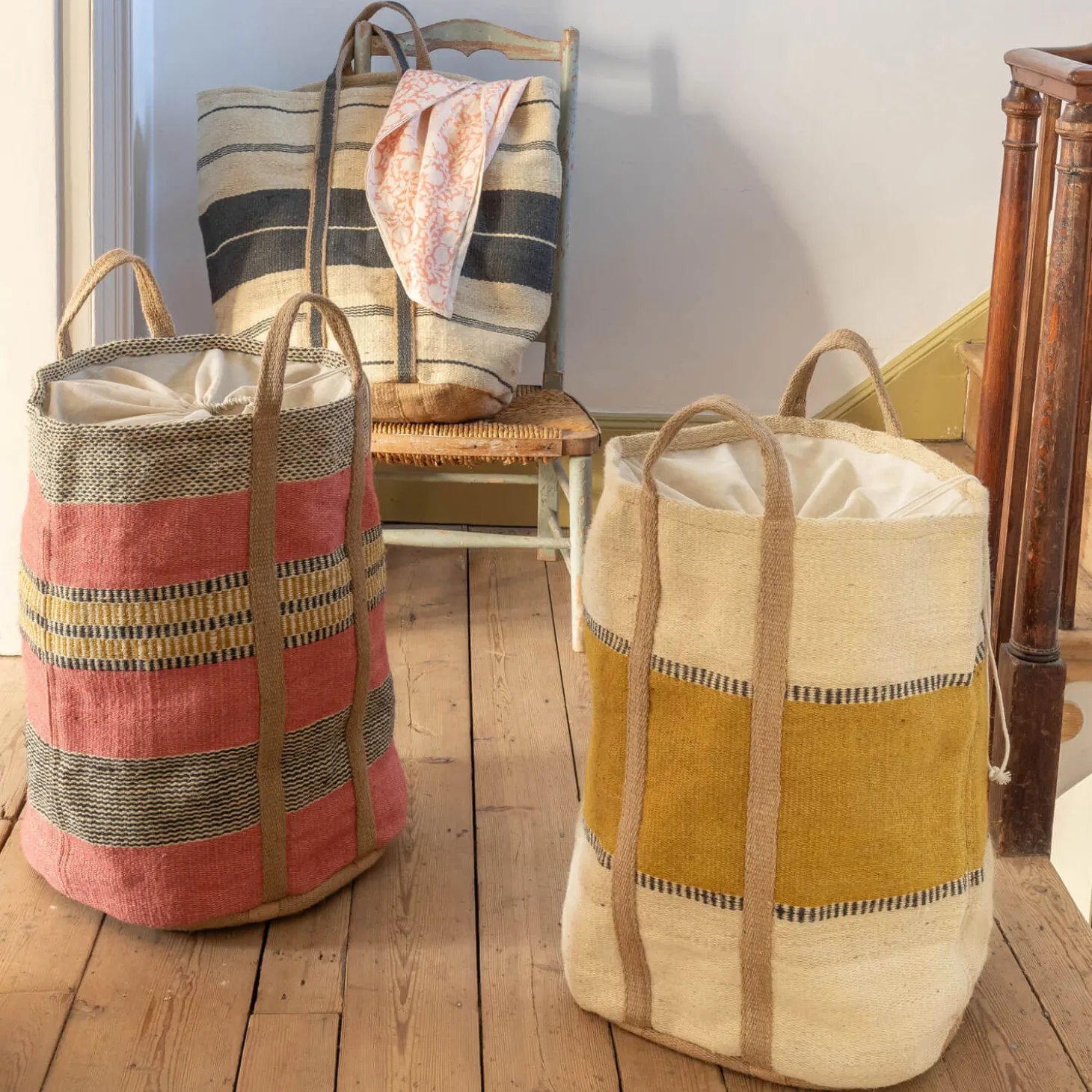 Jute Laundry Baskets
