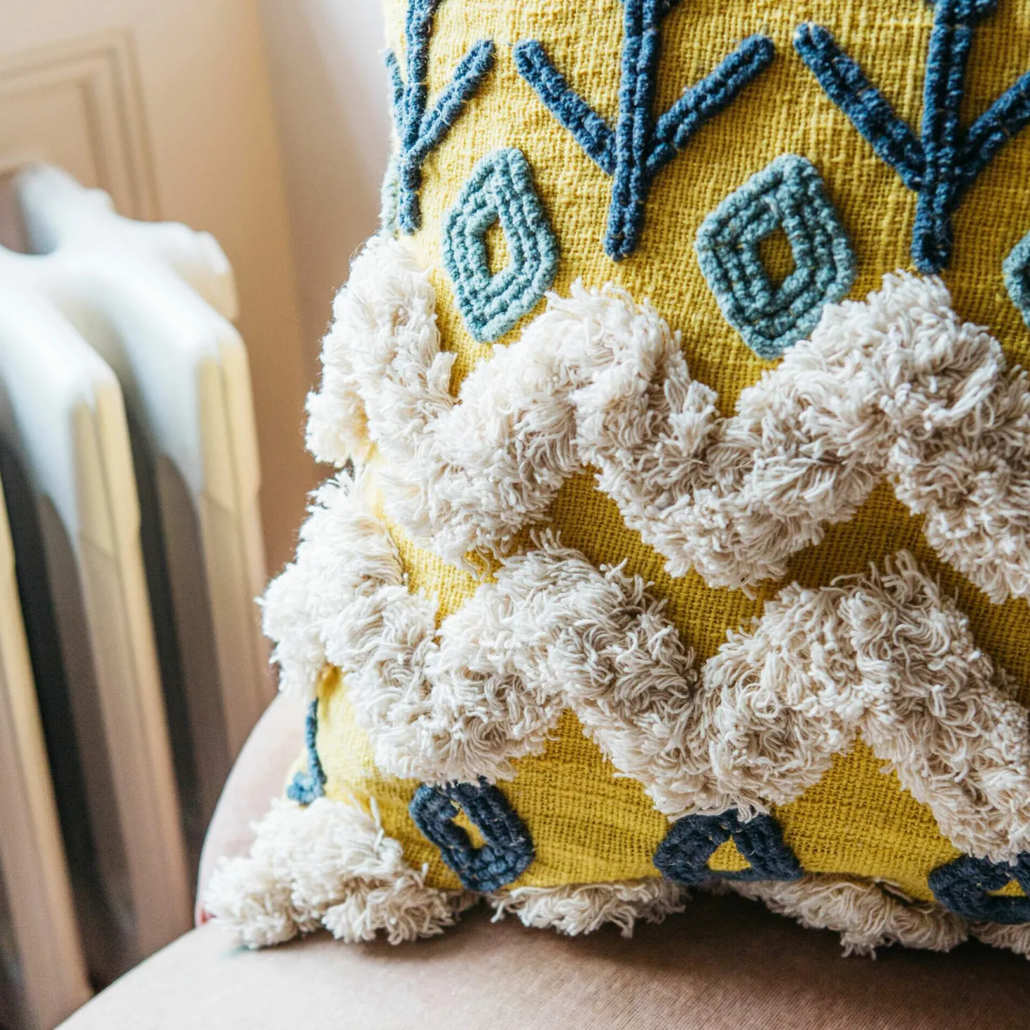 Kansa Yellow Cushion