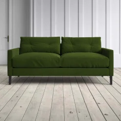 Kasper Grass Green Velvet Sofa