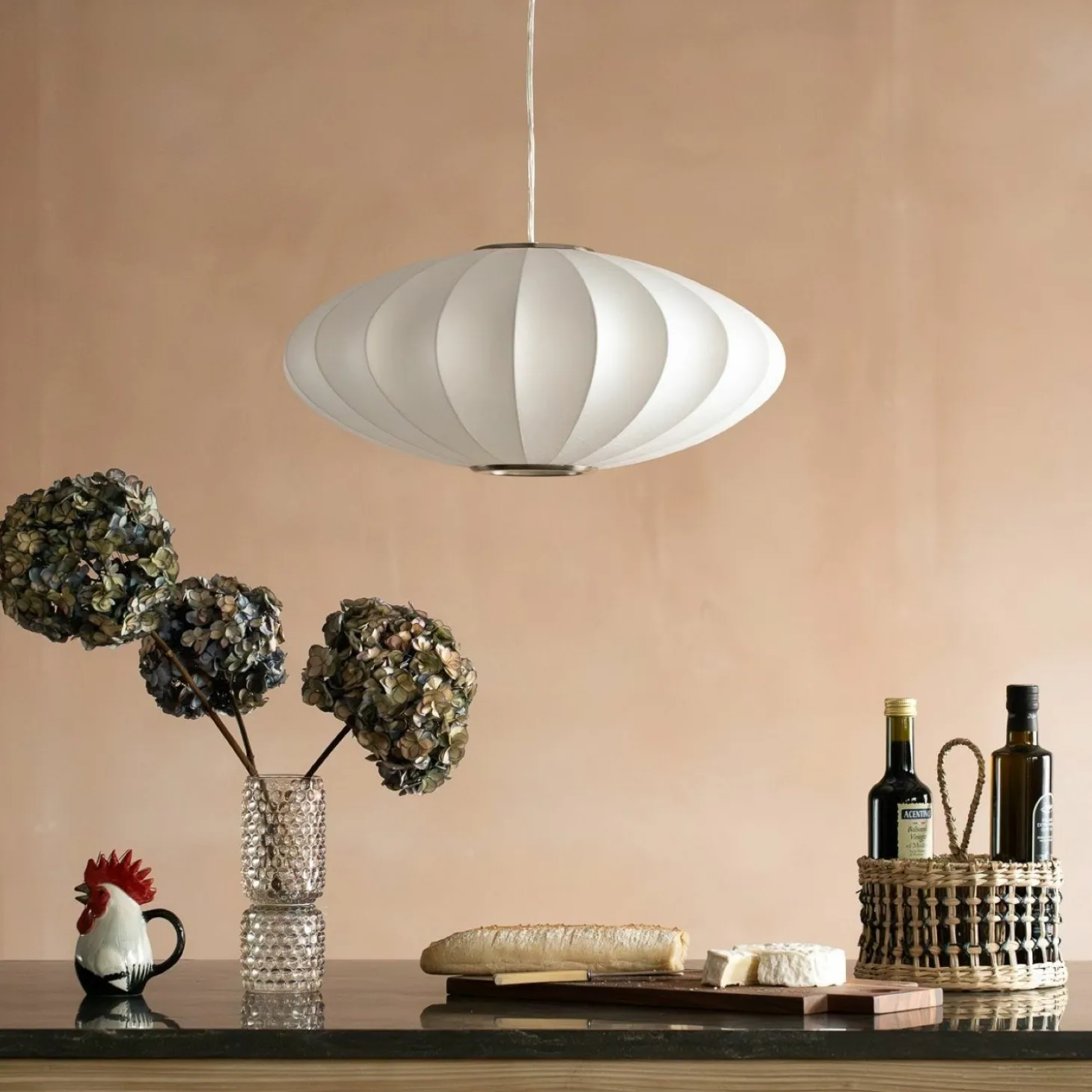 Katla White Pendant Light
