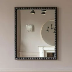 Large Barnaby Black Wall Mirror