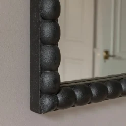 Large Barnaby Black Wall Mirror