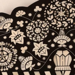 Large Ditsy Bone Inlay Mirror
