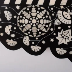Large Ditsy Bone Inlay Mirror