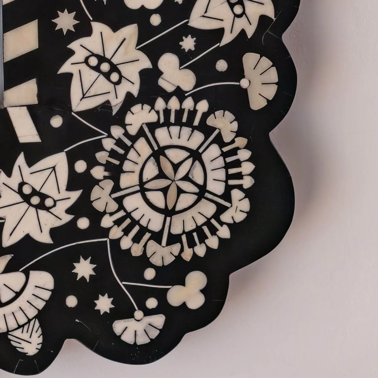 Large Ditsy Bone Inlay Mirror