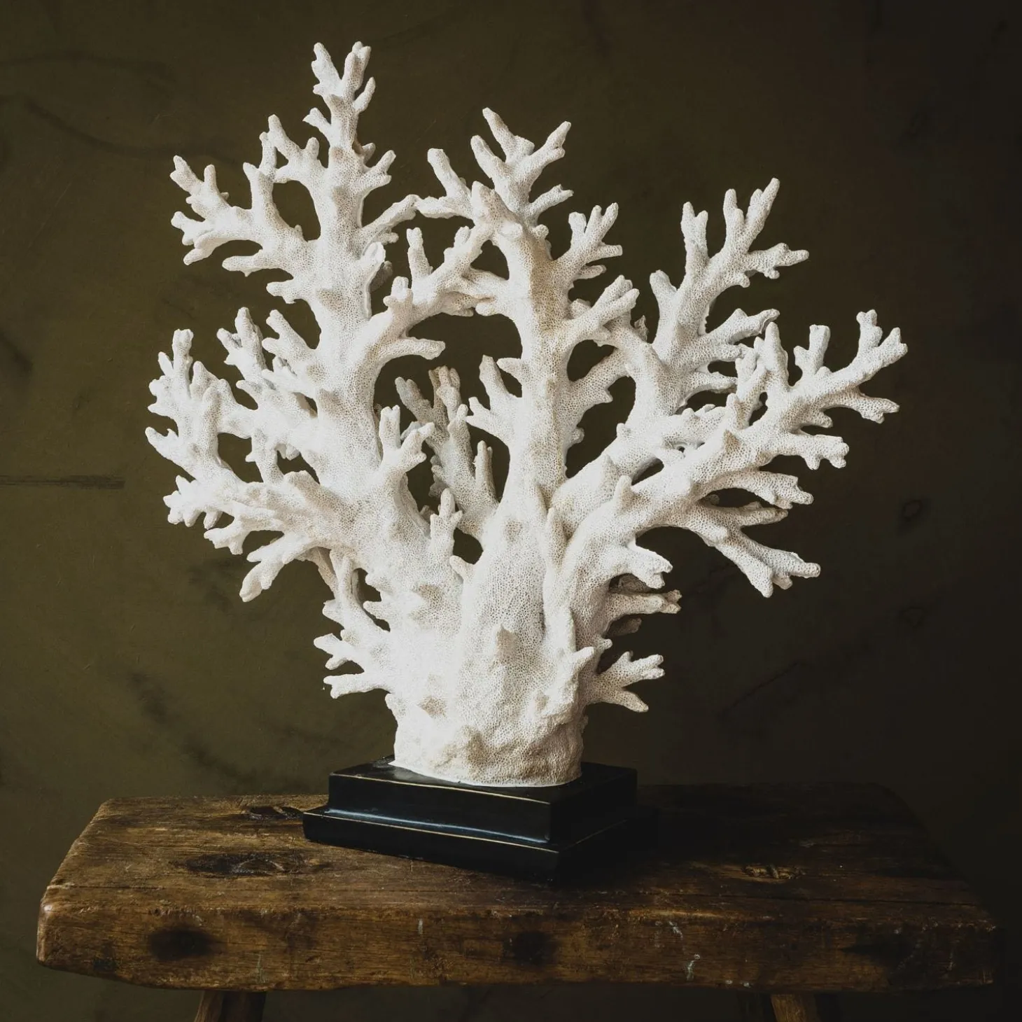 Large Faux White Coral Tree