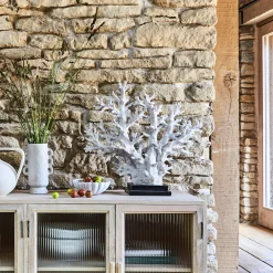 Large Faux White Coral Tree