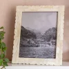 Large Floral Carved Photo Frame