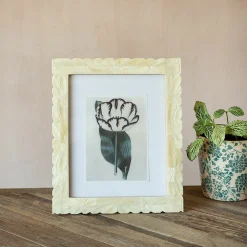 Large Floral Carved Photo Frame