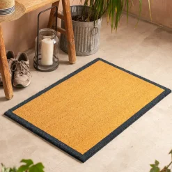 Large Ink Border Doormat
