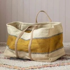 Large Jute Storage Baskets
