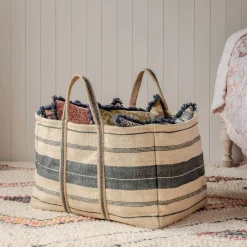 Large Jute Storage Baskets