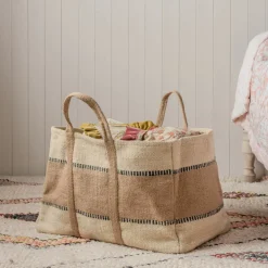 Large Jute Storage Baskets