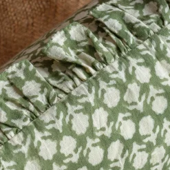 Large Rectangular Floral Block Printed Cushions
