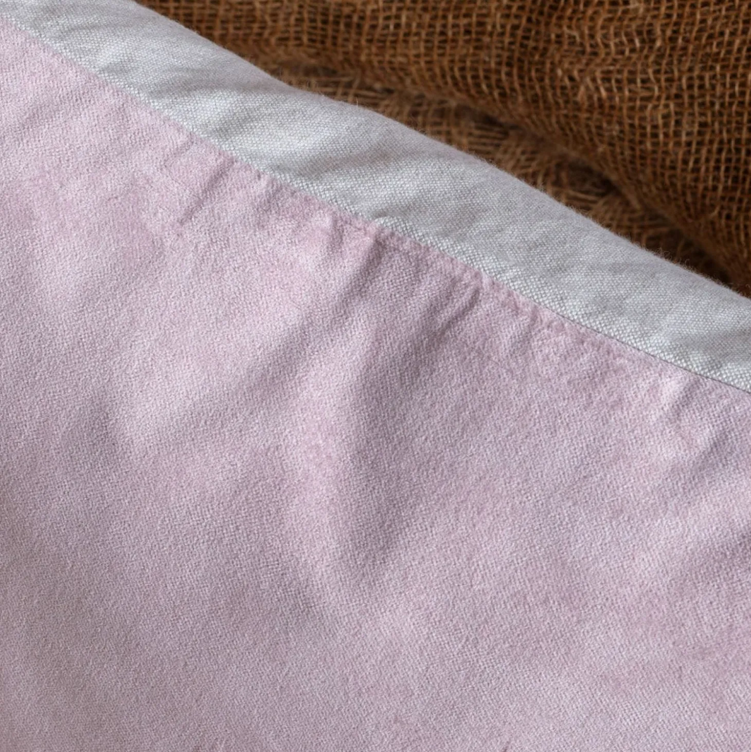 Large Velvet and Linen Backed Cushions