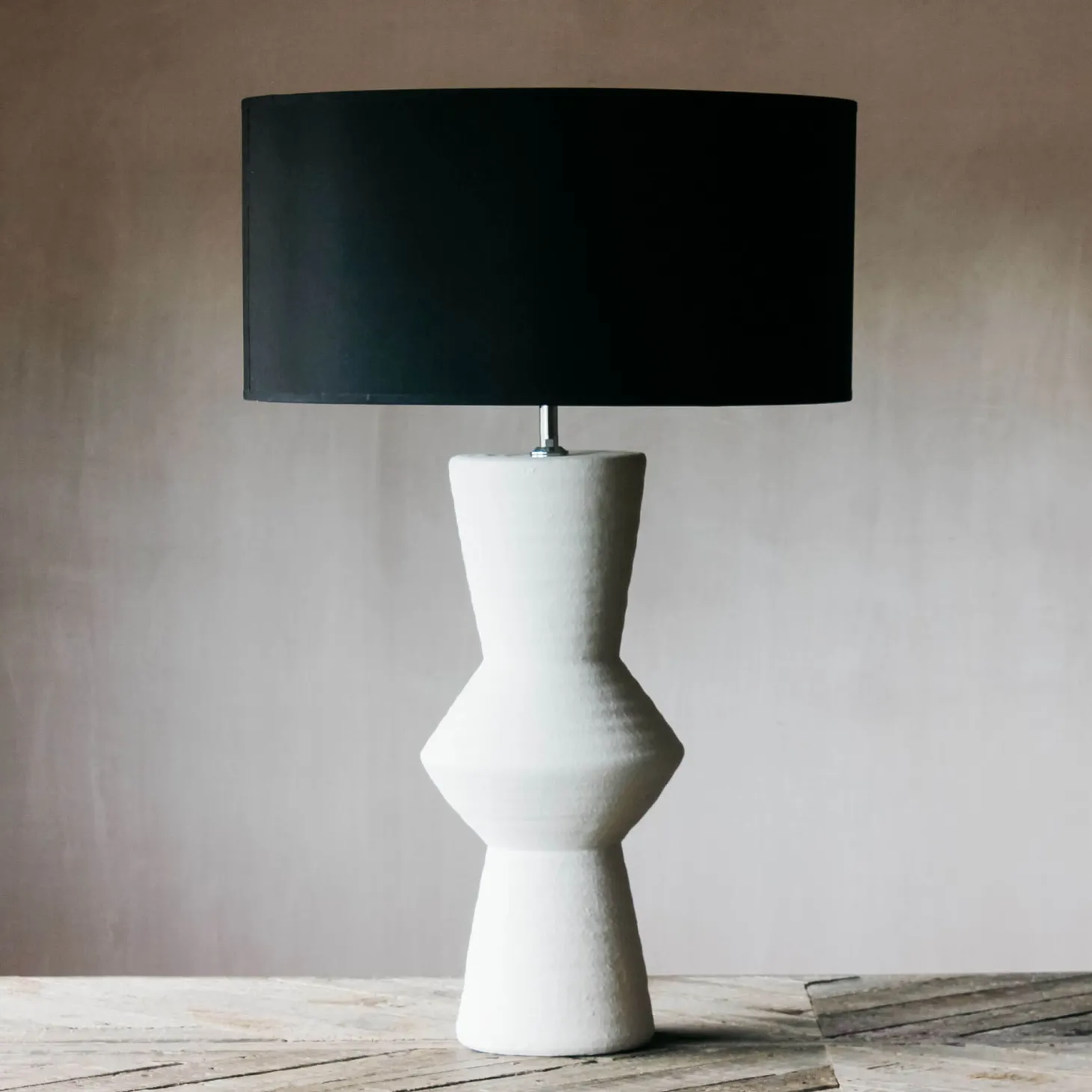 Large White Cyrus Ceramic Lamp