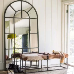 Large Window Pane Mirror