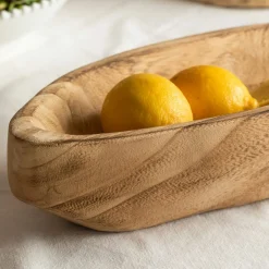 Large Wooden Fish Tray