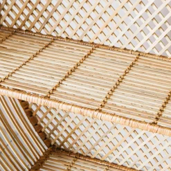 Large Wren Round Wicker Shelving Unit