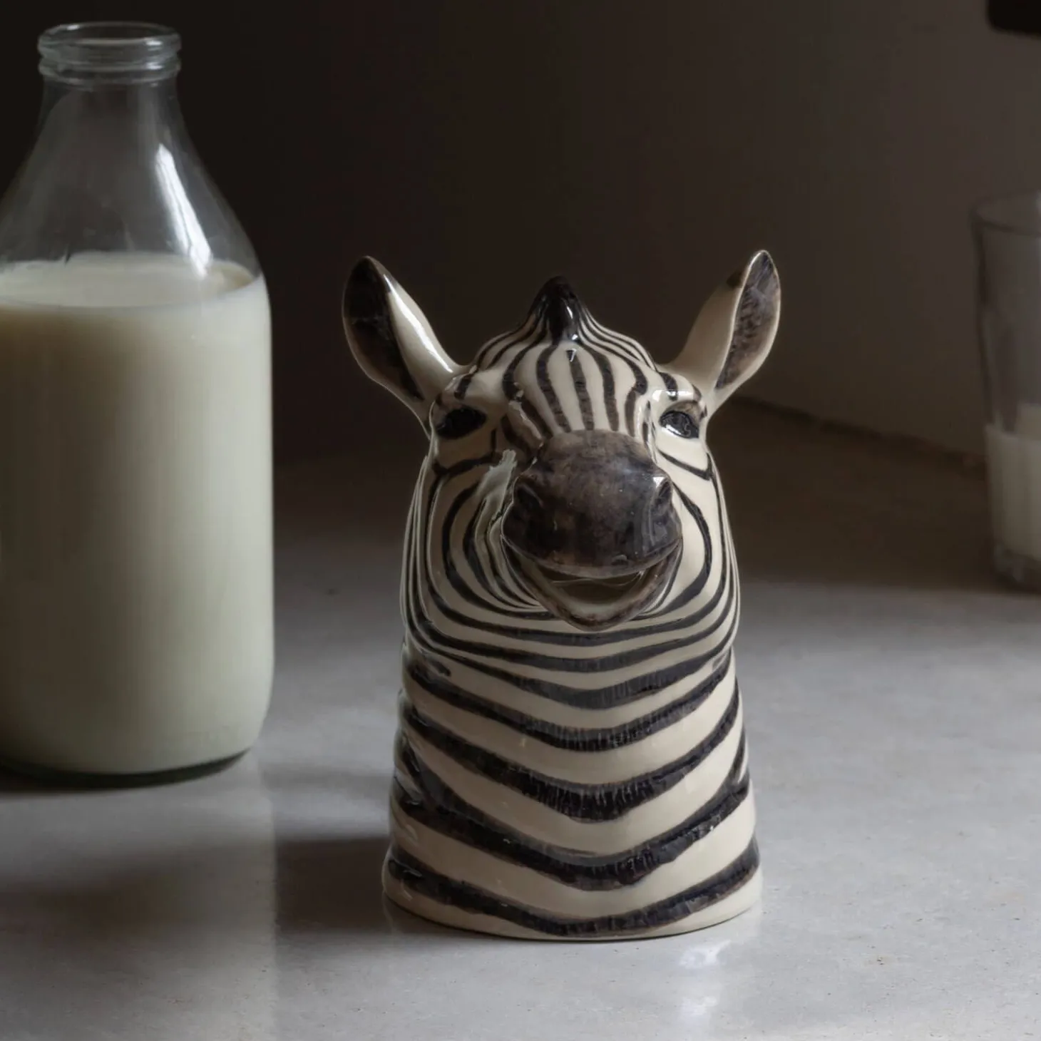 Large Zebra Jug