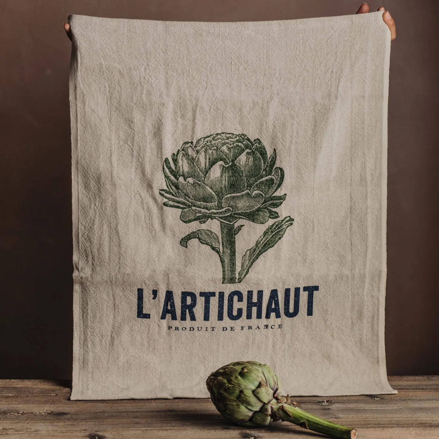 L'artichaut Linen Tea Towel