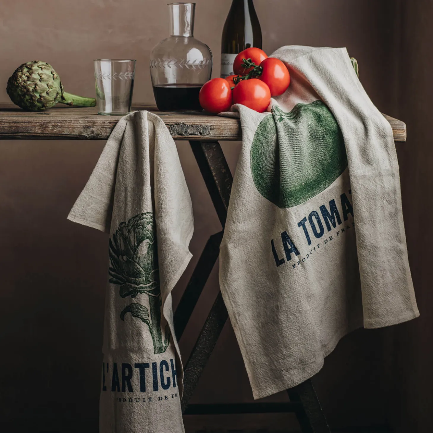 L'artichaut Linen Tea Towel