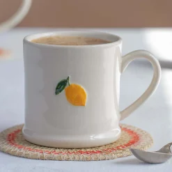 Lemon Branch Motif Mini Mug